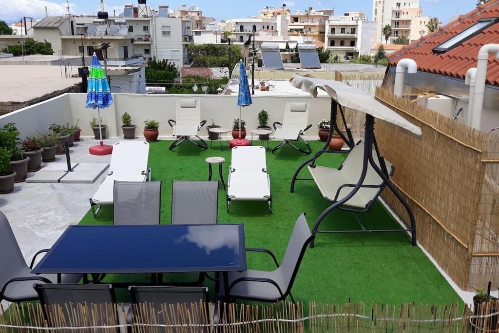 Cozy New Apartments Nea Chora Hriszí Aktí Haniá Kültér fotó